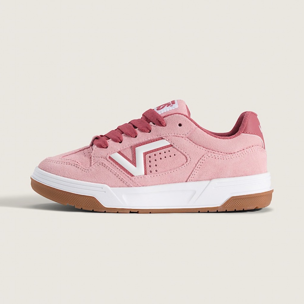 Vans Upland Pink‎ and White Sneakers